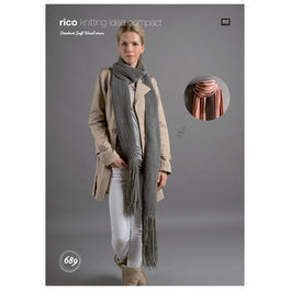Scarves in Rico Creative Soft Wool Aran - Digital Version