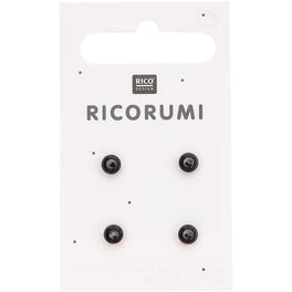 Ricorumi Black Eyes - 5mm (4 Pack)