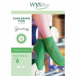 Cascading Vine Socks in West Yorkshire Spinners Signature 4ply