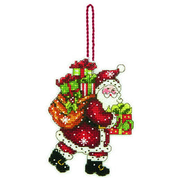 Santa with Bag Ornament