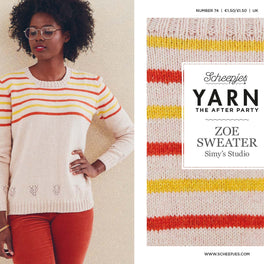 Yarn The After Party 74 - Zoe Sweater in Scheepjes Metropolis by Simy's Studio