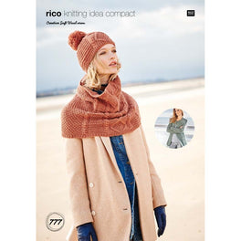 Jacket, Snood and Hat in Rico Creative Soft Wool Aran - Digital Version