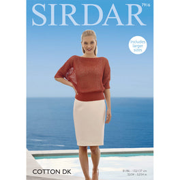 Top in Sirdar Cotton Dk - Digital Version