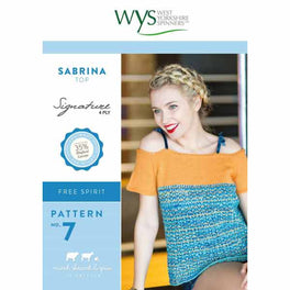 Sabrina Top in West Yorkshire Spinners Signature 4ply
