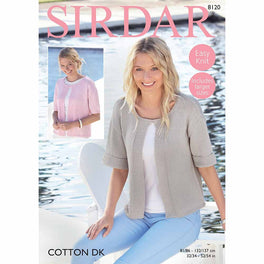 Split Front Top in Sirdar Cotton DK