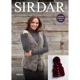 Gilets in Sirdar Alpine