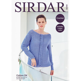 Sweater Crocheted in Sirdar Cotton DK