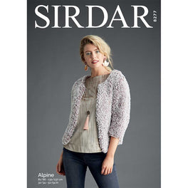 Cropped Cropped Cardigan in Sirdar Alpine - Digital Version
