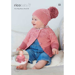 Rico Baby Cardigans & Hat Knitting Pattern in Baby Classic Dk - Digital Version