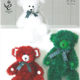Teddies in King Cole Tinsel Chunky