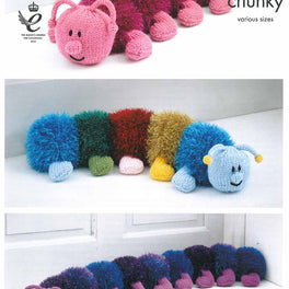 Tinsel Centipedes in King Cole Tinsel Chunky
