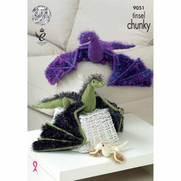 Dragons in King Cole Tinsel Chunky