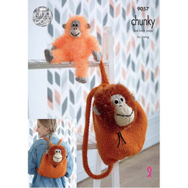 Orangutan Backpack & Toy in King Cole Tinsel Chunky