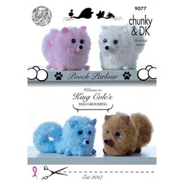 Pomeranian Dogs in King Cole Tinsel Chunky - Digital Version 9077