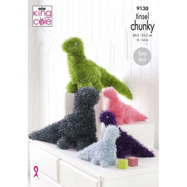Dinosaurs in King Cole Tinsel Chunky