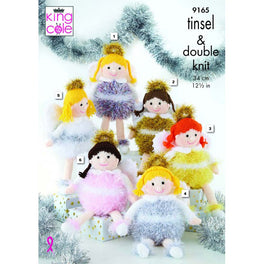 Little Angels in King Cole Tinsel & Double Knit