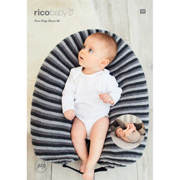 Mum and Play Pillow and Cot Bumper in Rico Baby Classic Dk