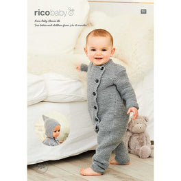 Onesie and Hat in Rico Baby Classic Dk
