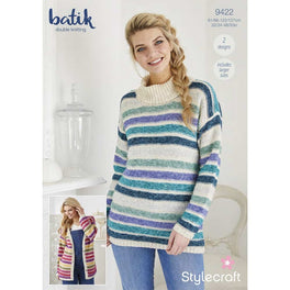 Cardigan and Sweater in Stylecraft Batik DK  - Digital Version