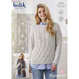 Sweater and Shawl in Batik Dk - Digital Version