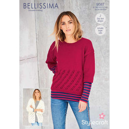 Sweater and Cardigan in Stylecraft Bellissima Dk  - Digital Version
