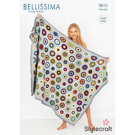 Pressed Flowers Blanket in Stylecraft Bellissima Dk  - Digital Version