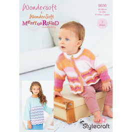Cardigan and Sweater in Stylecraft Wondersoft Dk & Wondersoft Merry Go Round Dk - Digital Version
