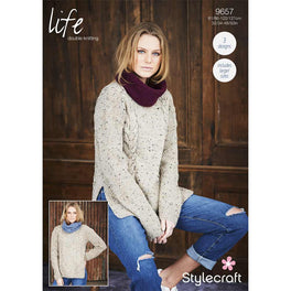 Sweater and Snoods in Stylecraft Life Dk- Digital Version