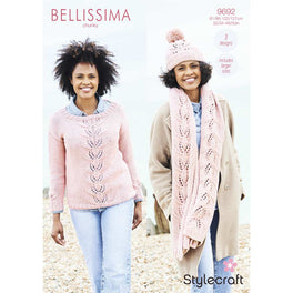 Sweater, Hat & Scarf in Stylecraft Bellissima Chunky