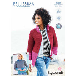 Free Pattern - Cardigan & Sweater in Stylecraft Bellissima Chunky