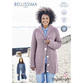 Jacket and Cardigan in Stylecraft Bellissima Chunky - Digital Version