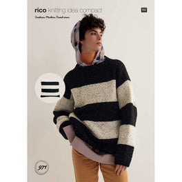 Sweater and Cushion in Rico Fashion Modern Tweed Aran - Digital Version