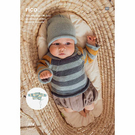 Sweater, Jacket and Hat  in Baby Dream Uni DK - Digital Version