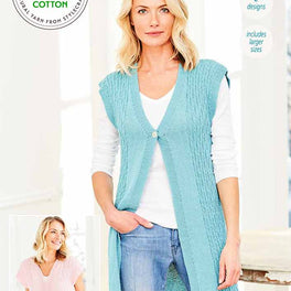 Waistcoat and T-shirt in Stylecraft Naturals Bamboo + Cotton DK - Digital Version
