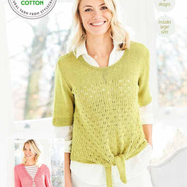 Cardigan and T-Shirt in Stylecraft Naturals Bamboo + Cotton DK - Digital Version
