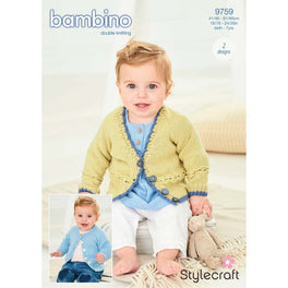 Cardigans in Stylecraft Bambino DK - Digital Version 9759