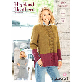 Tunics in Stylecraft Highland Heathers Dk 9792