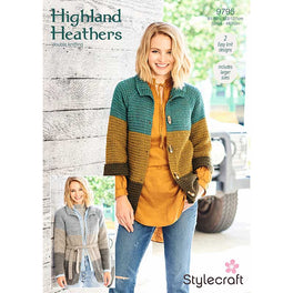 Cardigans in Stylecraft Highland Heathers Dk 9795