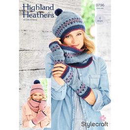 Accessories in Stylecraft Highland Heathers Dk 9796