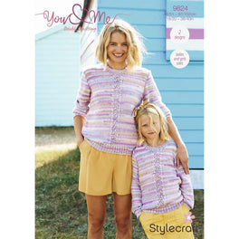 Cardigan and Sweater in Stylecraft You & Me - Digital Version 9824