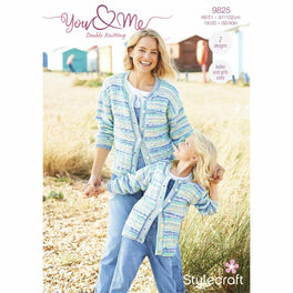 Cardigan and Sweater in Stylecraft You & Me - Digital Version 9825