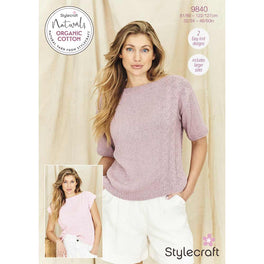 Tops in Stylecraft Naturals Organic Cotton