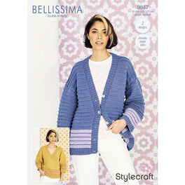 Cardigan and Sweater in Stylecraft Bellissima- Digital Version 9847