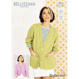 Cardigan in Stylecraft Bellissima- Digital Version 9848