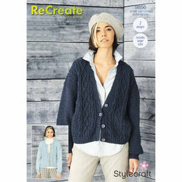 Round and V Neck Cardigans in Stylecraft ReCreate Dk