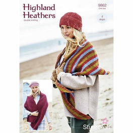 Shawls and Hats in Stylecraft Highland Heathers Dk - Digital Version 9862