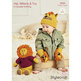 Hat, Mittens & Toy in Stylecraft Dk - Digital Version 9868