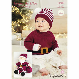 Sweater Hat and Toy in Stylecraft Dk - Digital Version 9870