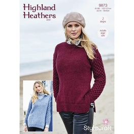Sweaters in Stylecraft Highland Heathers Aran - Digital Version 9873