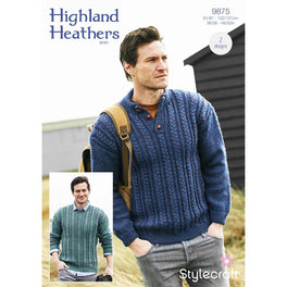 Sweaters in Stylecraft Highland Heathers Aran - Digital Version 9875
